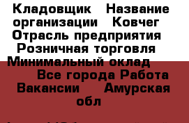 Кладовщик › Название организации ­ Ковчег › Отрасль предприятия ­ Розничная торговля › Минимальный оклад ­ 25 000 - Все города Работа » Вакансии   . Амурская обл.